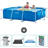 Rechteckiger Frame Pool - 220x150x60 Cm - 5-teilig  Scb126