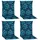 BEO Niedriglehner Auflage 100 x 50 x 6 cm hellblau 4 St.