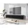 veneti P & B Lowboard 180x30 cm Schwarz Holzwerkstoff