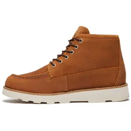Timberland Mens Mid Lace UP Chukka Boot rust suede 10