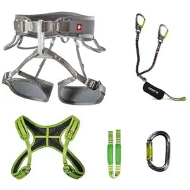 Ocùn Klettersteigset Grün/Silber