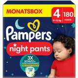 Pampers Pampers® Windeln Monatsbox baby-dryTM night pants Größe Gr.4 (9-15 kg) für Babys und Kleinkinder (4-18 Monate), 180 St.