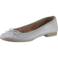 TAMARIS Ballerina Flats, Slipper, Businessschuh mit dekorativer Schleife Gr. 38 (5), hellblau, - 21784138-38