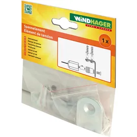 WINDHAGER Sonnensegel Seilspannelement Komplett-Set, Edelstahl, 10899