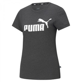 Puma Damen T-shirt, Dunkelgrau - Dark Grey Heather, XS
