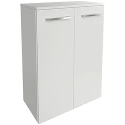 Midischrank FACKELMANN "B.Style", weiß, B:60,2cm H:82,6cm T:32cm, Schränke, Bad-Midischrank, Badmöbel