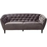 Actona Sofa Ria Stoff Dark Grey 3-Sitzer