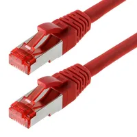 Helos Patch-Kabel S/FTP Cat 6 rot 5,0m