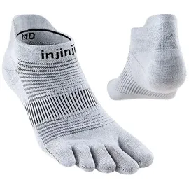 injinji Run Lightweight No-Show Socken Grau M