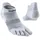 injinji Run Lightweight No-Show Socken Grau M