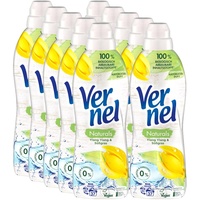 VERNEL Naturals veganer Weichspüler Ylang Ylang & Süßgras 10x 37 WL (370 Waschladungen), Wäscheduft mit 99% Inhaltsstoffen natürlichen Ursprungs, ohne Mikroplastik, recycelbar