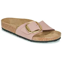 Birkenstock Pantoffeln Madrid Big Buckle LENB Old Rose in Rosa,