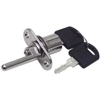 v.i.t Zylinder Zentralverschluss-Set Zylinder Ø16 x 22mm Stahl vernickelt