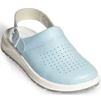 Abeba 87080 - Unisex Schuhe - ACTIVE Clog SRC - Perforiertes Design - EU 41 - Blau - Futtermaterial: Stoff - Mit Schnallenverschluss