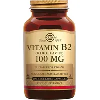 Solgar Vitamin B2 100 mg 100 pflanzliche Kapseln