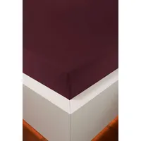 Bellana jersey Bellana Edel-Elastic-Jersey Spannbetttuch in bordeaux | Gr.: