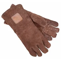 OFYR Grill-Handschuhe Zubehör braun Leder Braun