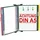 Tarifold Wand-Sichttafelsystem 415109 DIN A5 farbsortiert mit 10 Sichttafeln, 1 St.