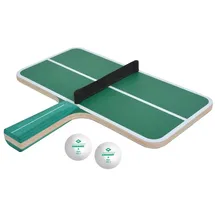Donic Schildkröt Schildkröt Ping Pong Challenge Tischtennis-Set, 1 Schläger in Form Einer kleinen Tischtennisplatte, mit Netzgarnitur, 2 Bälle, - 788459