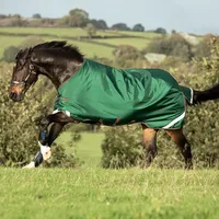 Horseware Rambo Original Turnout Lite 100g - Green/Red, 130