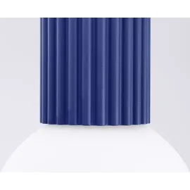 Sollux Lighting Plafond HALO 1xG9 Aluminium/Glas 21x12x12cm blau