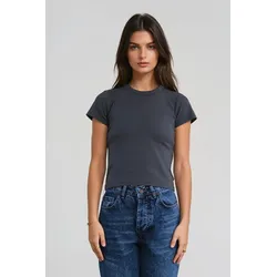 Emily Short T -Shirt - Dunkelgrau - TeeShoppen