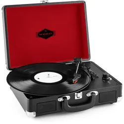 Peggy Sue Retro-Plattenspieler LP USB schwarz Schwarz