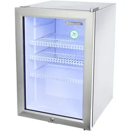 Gastro-Cool KW65 Getränkekühlschrank 62 Liter Edelstahl LED Innenbeleuchtung - GCKW65