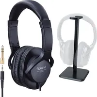 Roland RH-5 Kopfhörer mit Tisch-Stativ - Schwarz