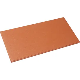 Ammonit Keramik Spaltplatte 24 x 11,5 cm rot-natur