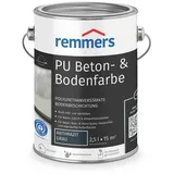 Remmers PU Beton- und Bodenfarbe, anthrazit, seidenmatt, 2,5 Liter, Betonfarbe, für Beton/Estrich/Zementfaserplatten, belastbar und chemikalienbeständig