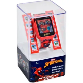 Kids Licensing Spiderman Interaktive Uhr 0 mm Gehäuse Rot Silikonarmband Rot