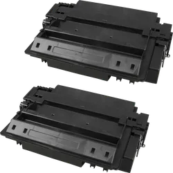 2 Recycling Toner ersetzt HP Q7551XD  51X  schwarz