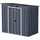 VCM Geräteschrank 1,92 x 1,13 m Grau
