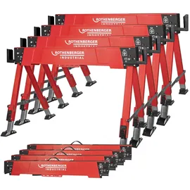 Rothenberger Arbeitsbock Metall höhenverstellbar 4er-Set