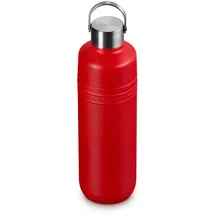 Le Creuset Trinkflasche 1L Kirschrot Edelstahl