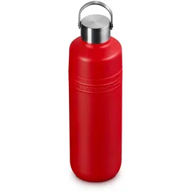 Le Creuset Trinkflasche 1L Kirschrot Edelstahl