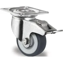PROMAT Lenkrolle 100 kg Grau