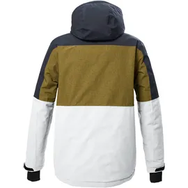 KILLTEC Herren, Skijacke/Funktionsjacke mit abzippbarer Kapuze und Schneefang KSW 407 MN SKI JCKT, cloud grey, M, 41959-000