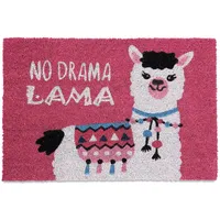 Relaxdays Lama 60 x 40 cm Pink/Weiß