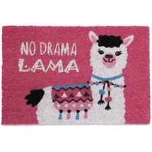 Relaxdays Lama 60 x 40 cm Pink/Weiß