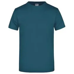 Komfort T-Shirt Rundhals JN002, petrol, Größe XL - petrol - XL
