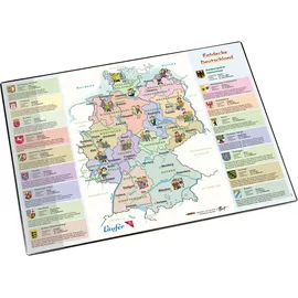Läufer Schreibunterlage 40x53cm Landkarte Entdecke Deutschland