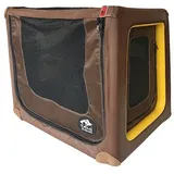 TAMI Sport Vibrations/Ulla & Wolfgang Svoboda oHG TAMI Backseat Box Hundebox mit Airbagfunktion braun S 50x60x50cm