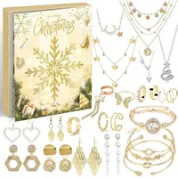 Adventskalender Schmuck 24 Überraschungen 2025 für Frauen Mädchen