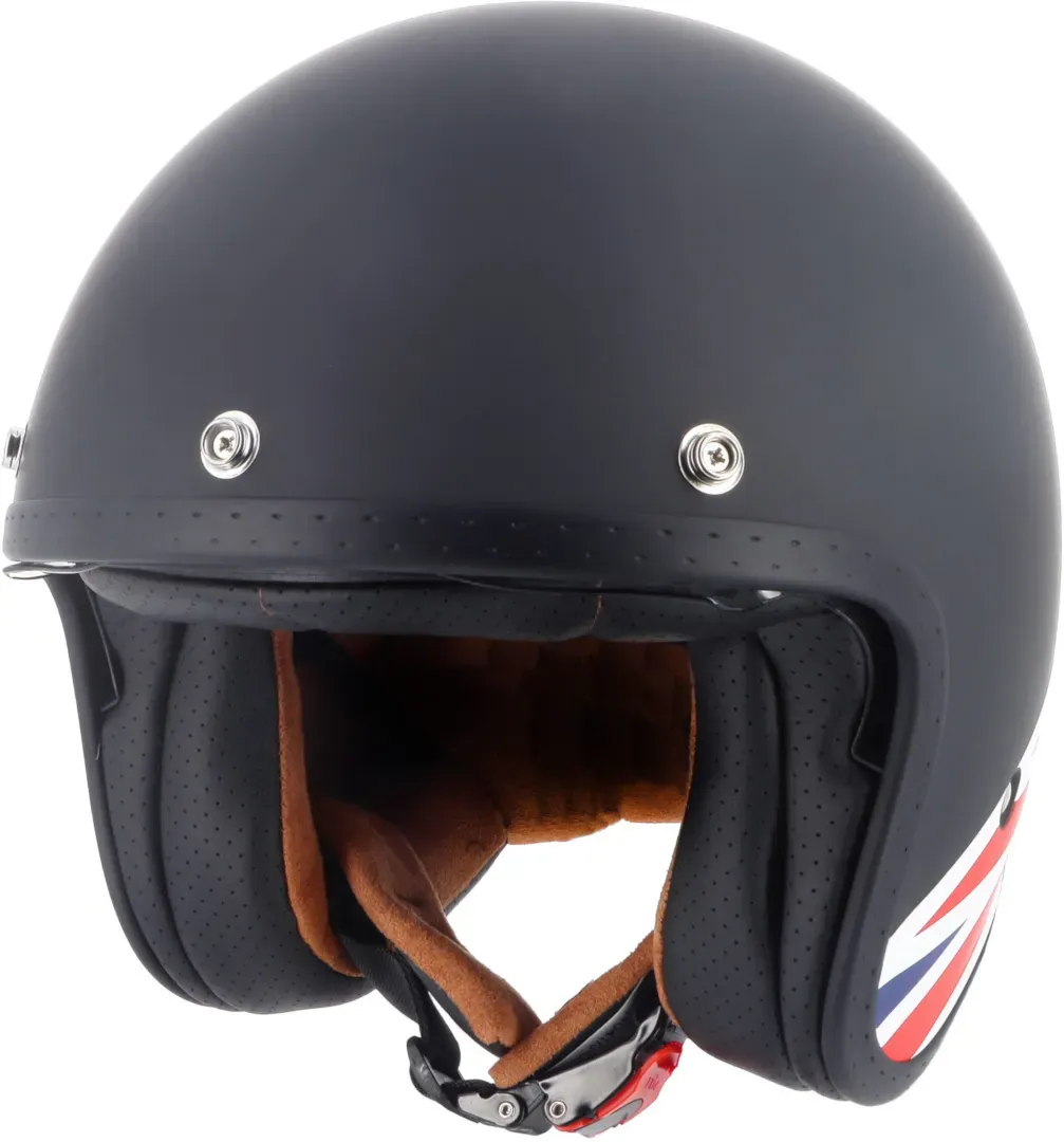 Helstons Union Jack Jet Helm, zwart, M Voorman