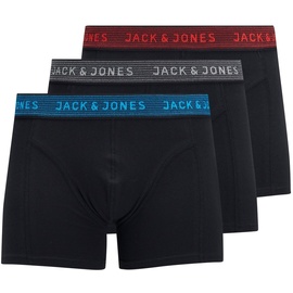 JACK & JONES Jack&Jones 3er-Set Boxershorts Waistband 12127816 Schwarz S