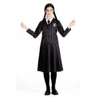 Ciao- Wednesday Addams Nevermore Academy school uniform costume disguise fancy dress girl official Wednesday (Size S)