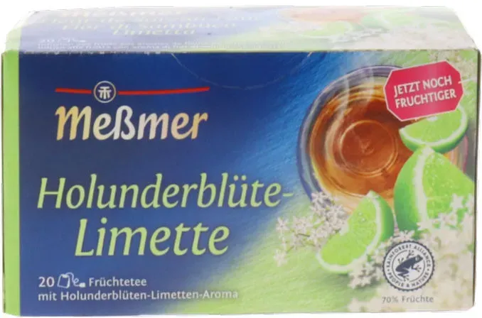 Meßmer Tee Holunderblüte Limette