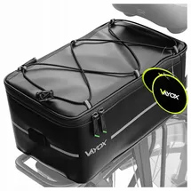 vayox Gepäckträgertasche 8L schwarz